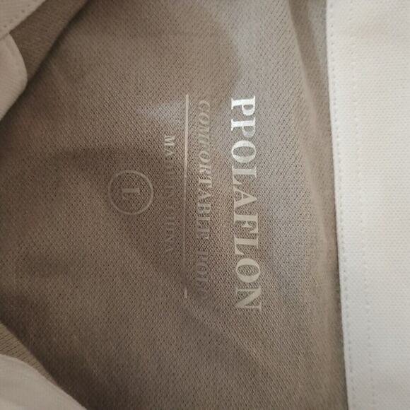 Men's Striped Long Sleeve Polo Shirt - Picture 3 of 4